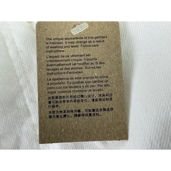 Levi's Wedgie Straight White Jeans Womens 30x28 High Rise Stretch Denim - Picture 9 of 15